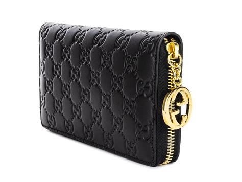 gucci signature leather coin wallet|gucci icon gucci signature wallet.